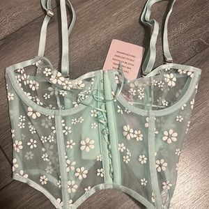Savage x Fenty corset top NWT